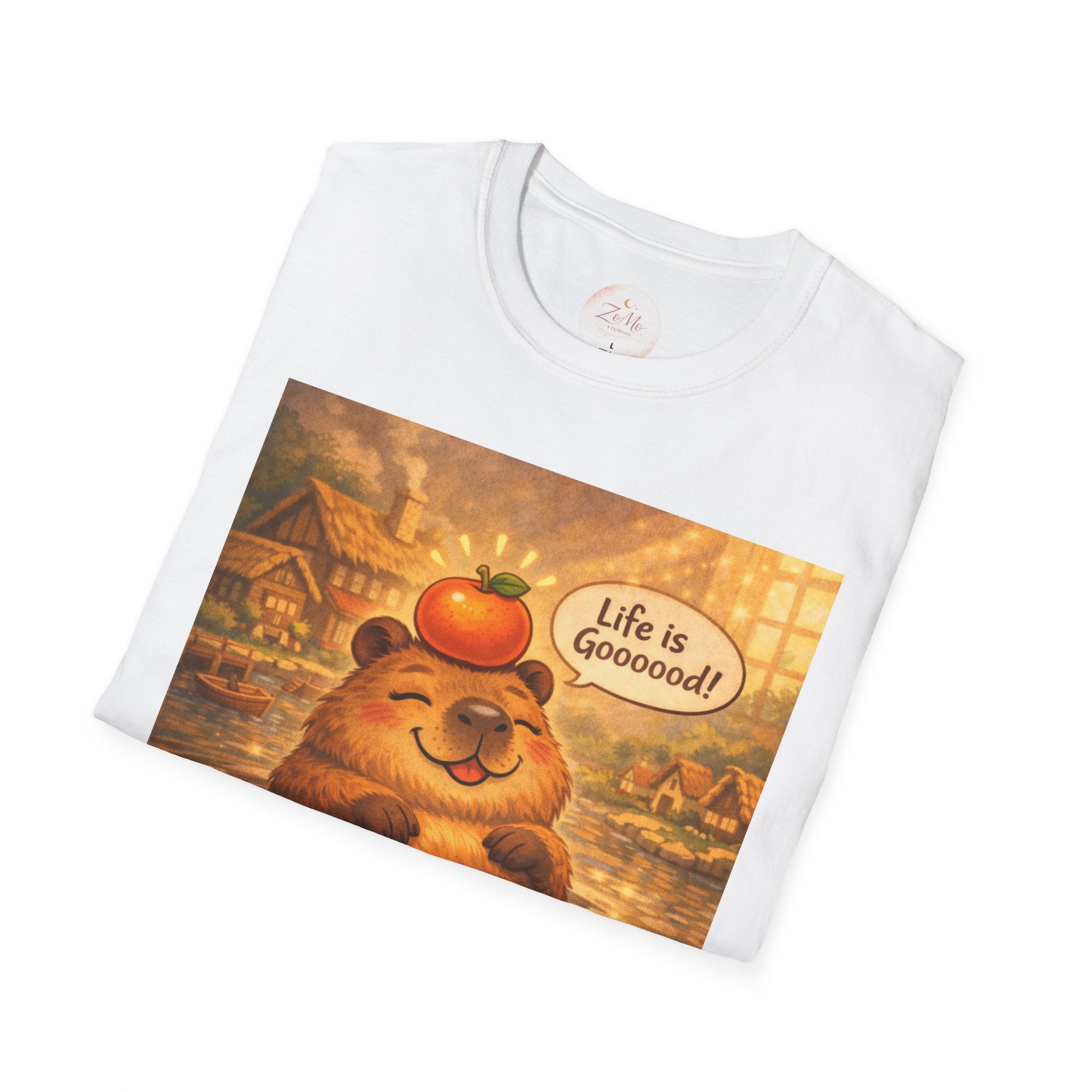 Life is Goooood Capybara Tee 🐹🍊  Day Tee