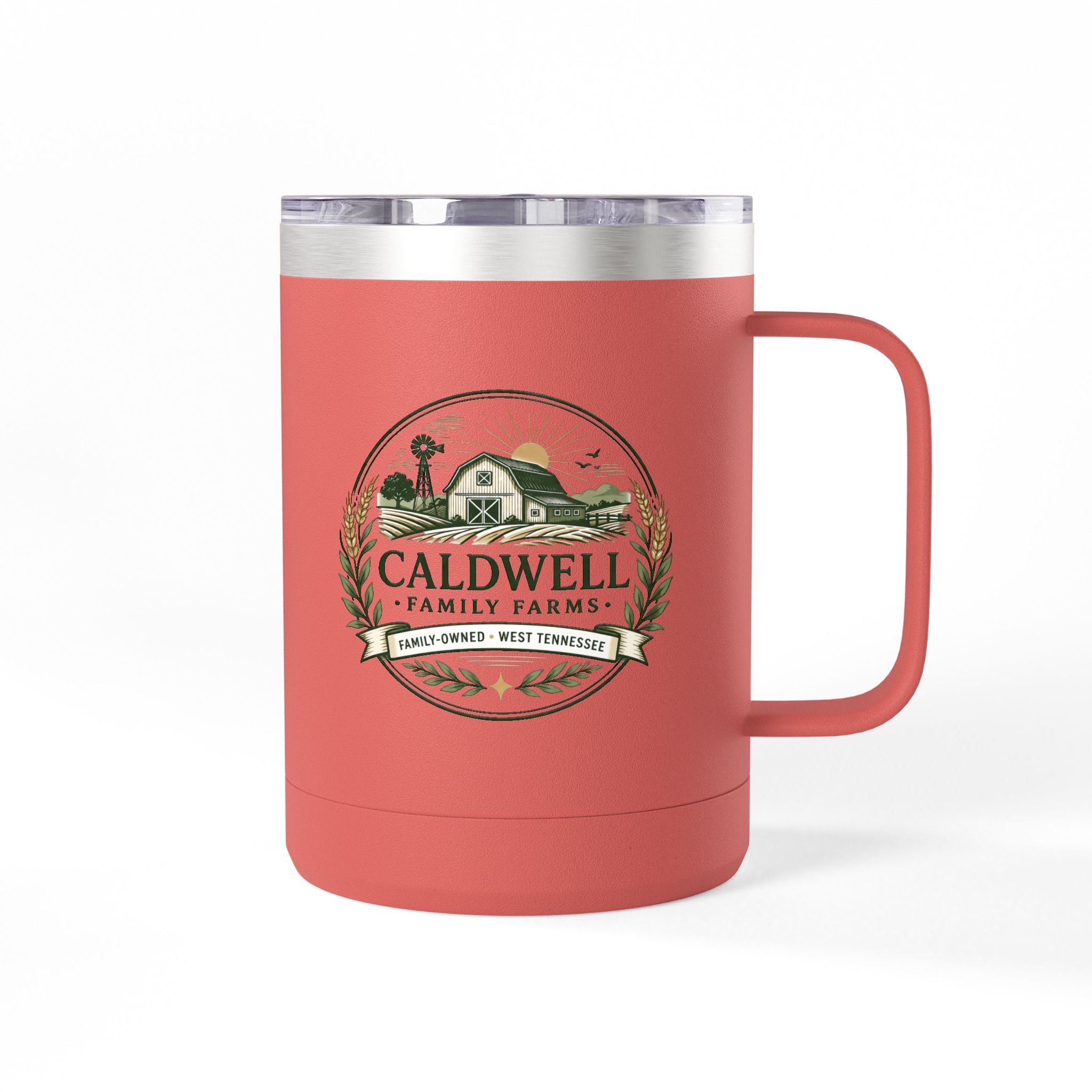 Caldwell Family Farms 15oz Insulated Coffee Tumbler