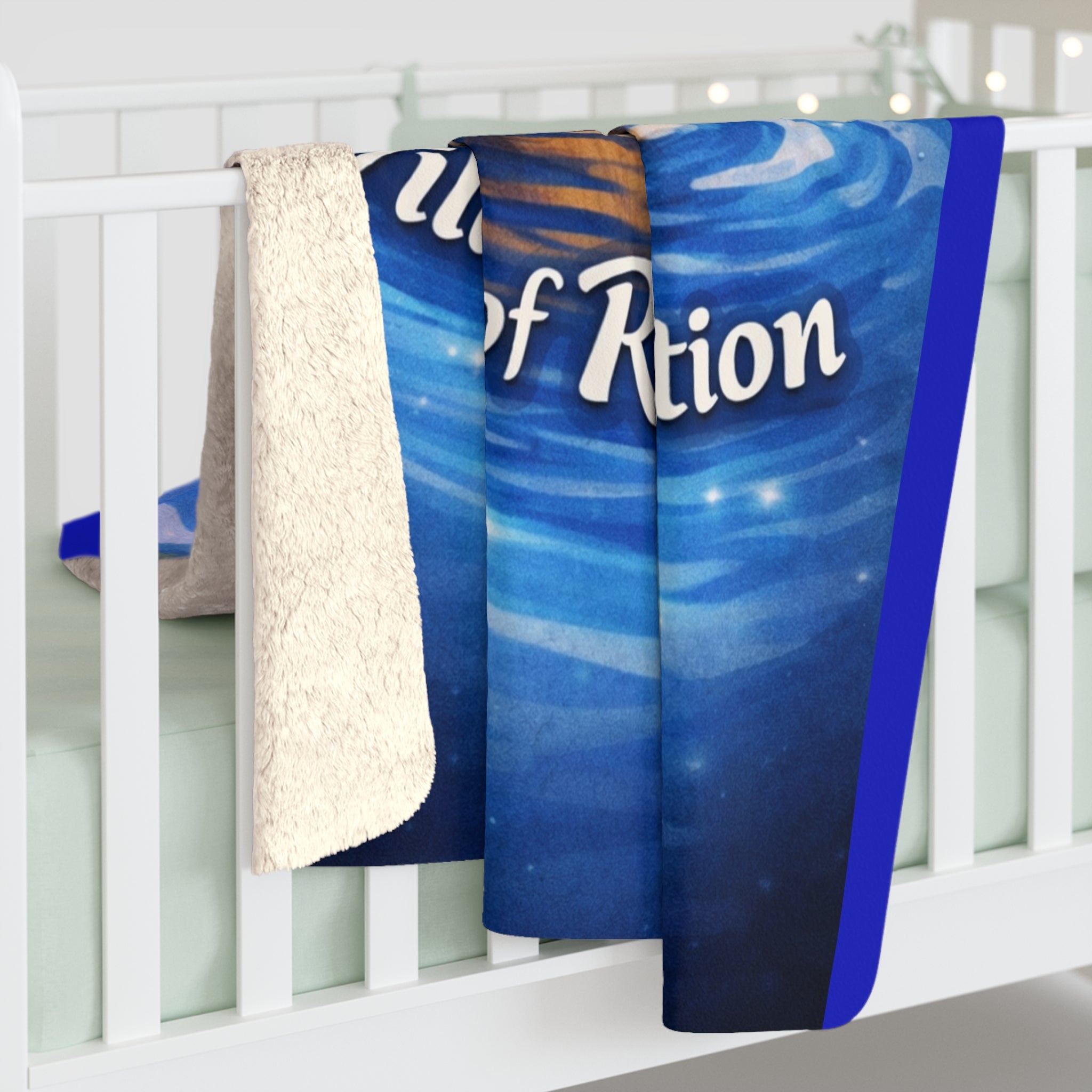 Life Is Goooood Sherpa Blanket — Village of Regulation Cozy Plush Throw