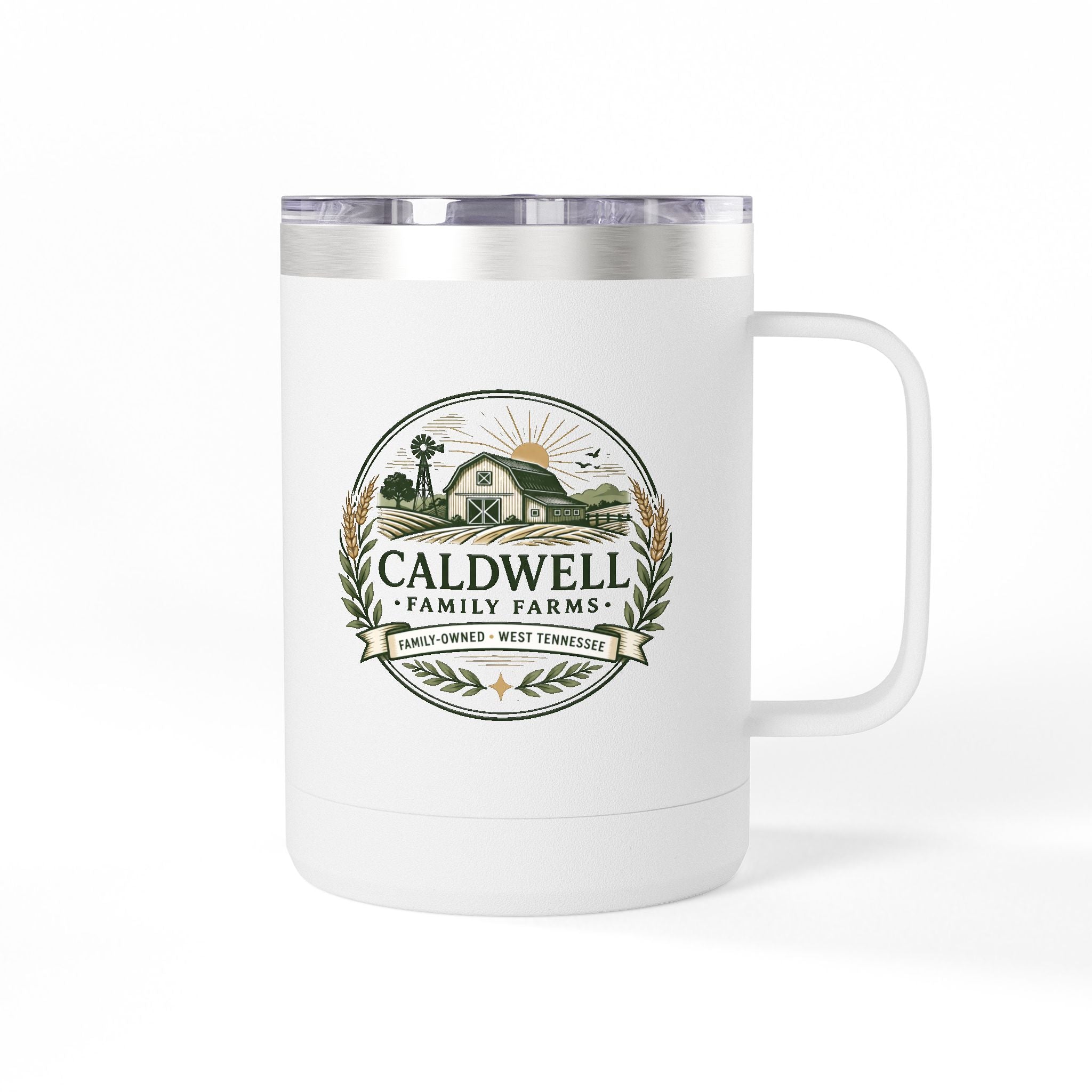 Caldwell Family Farms 15oz Insulated Coffee Tumbler