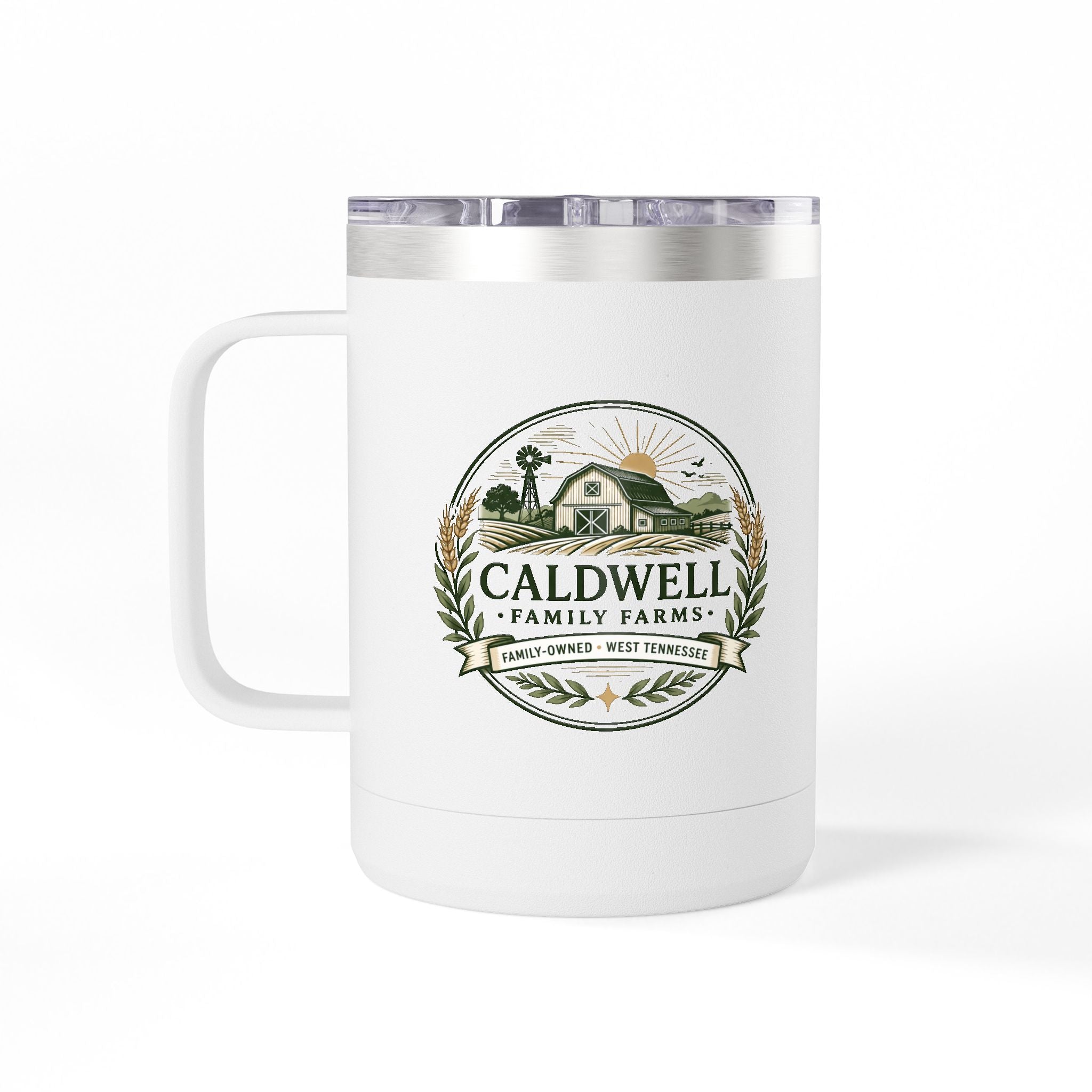 Caldwell Family Farms 15oz Insulated Coffee Tumbler