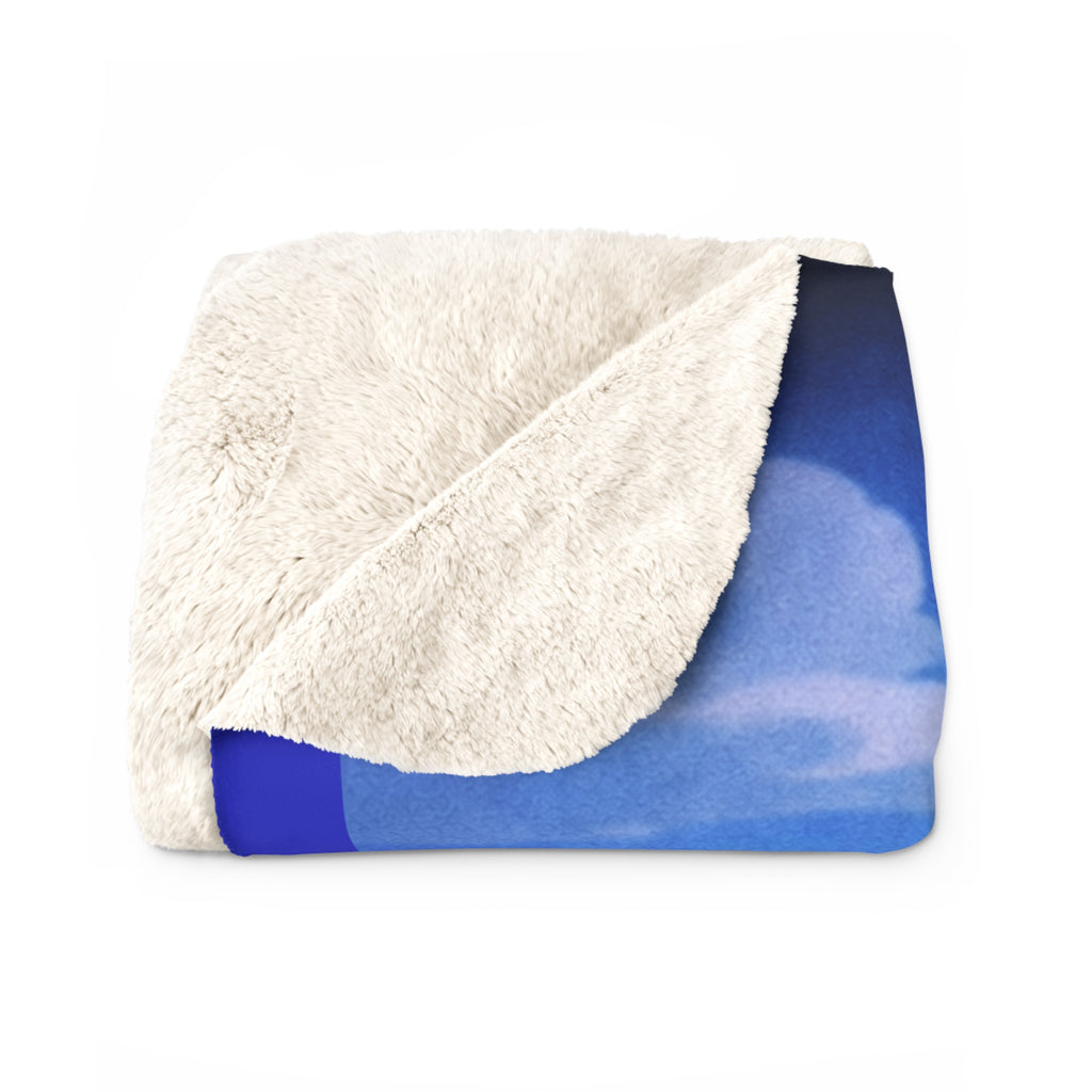 Life Is Goooood Sherpa Blanket — Village of Regulation Cozy Plush Throw