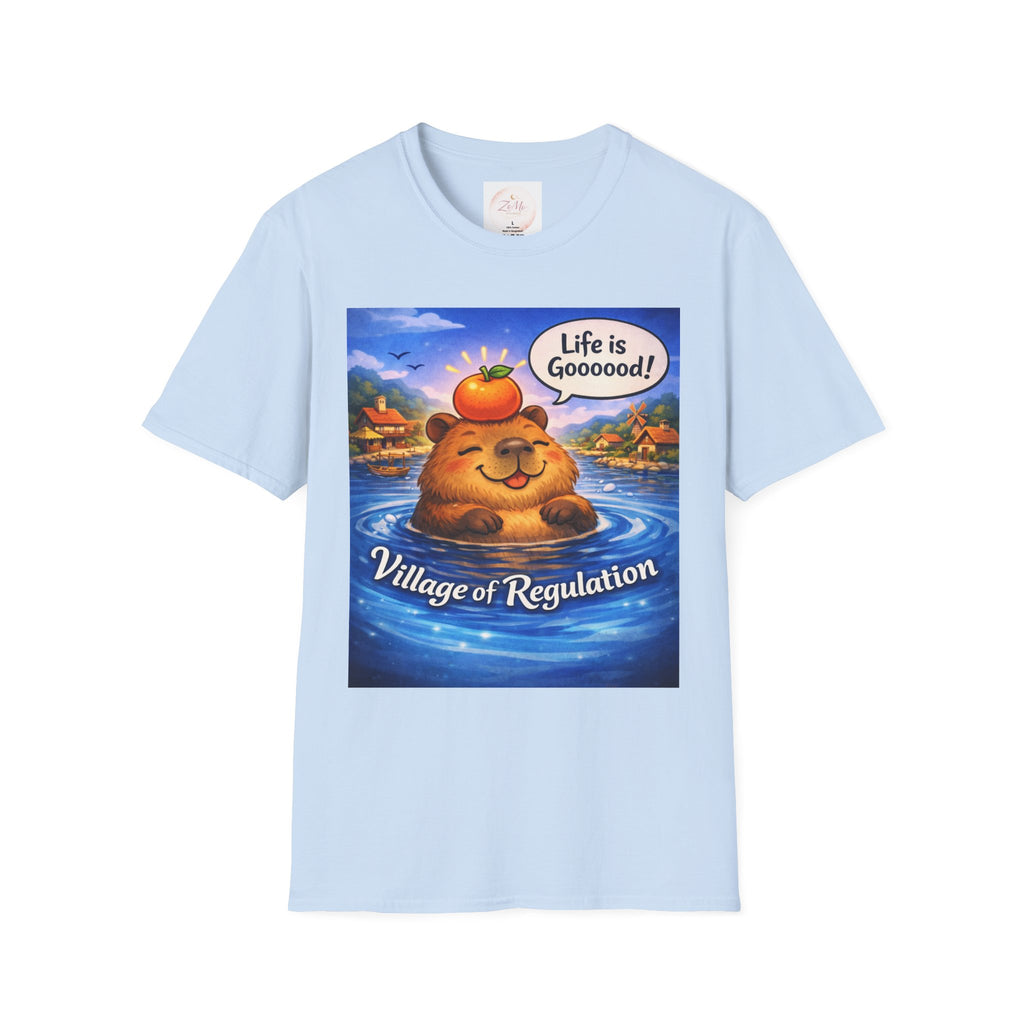 Life is Goooood Capybara Tee 🐹🍊   Night Version